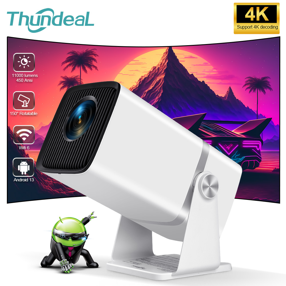 Home Cinema Mini - Mini Proyector HD ThundeaL TD80W PK