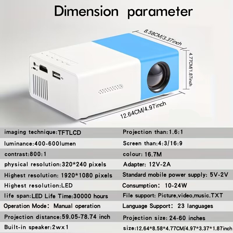 Proyector de ultra alta defini - Home Cinema Mini reseña y precio