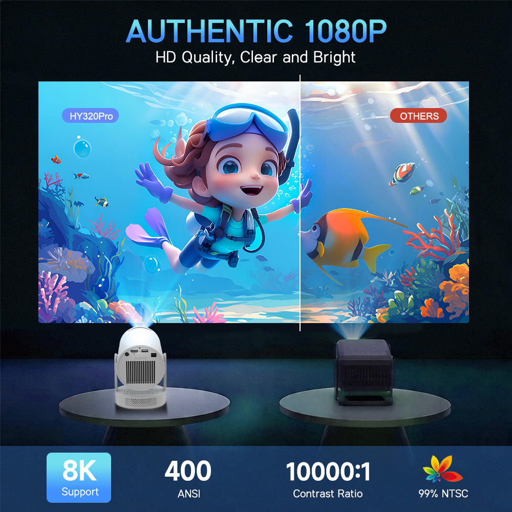 Proyector Magcubic Android 14  - Home Cinema Setup reseña y precio