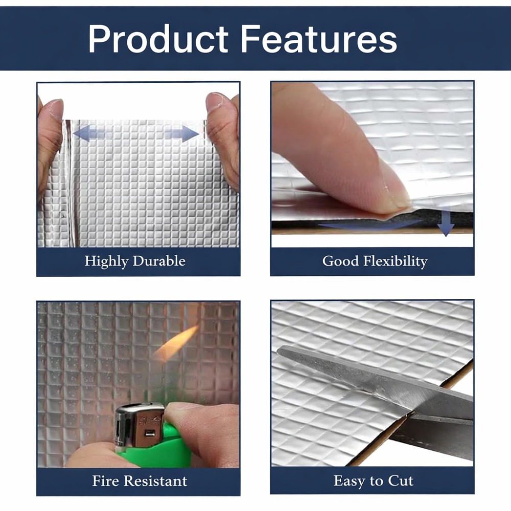 10PCS Alfombrilla de 10mm para - Acoustic Foam Panel reseña y precio