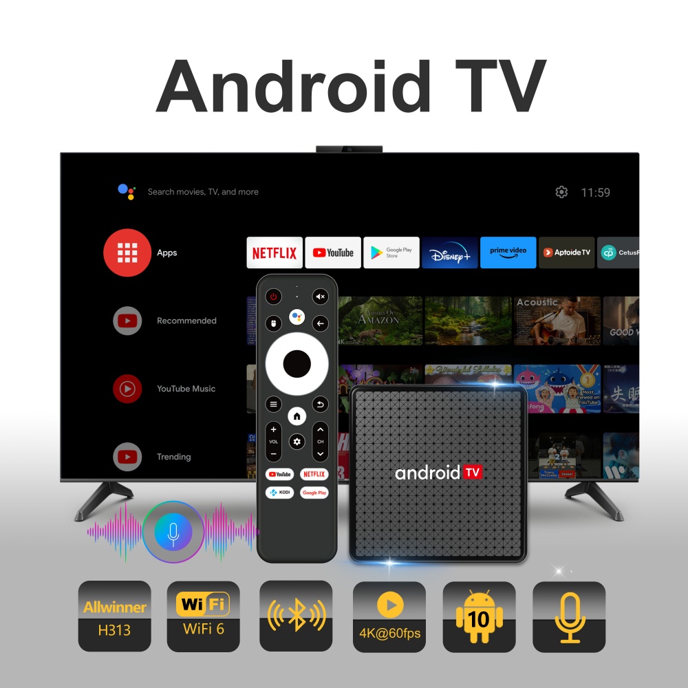 Wudung X5 TV Box AndroidTV All - Home Cinema Setup reseña y precio