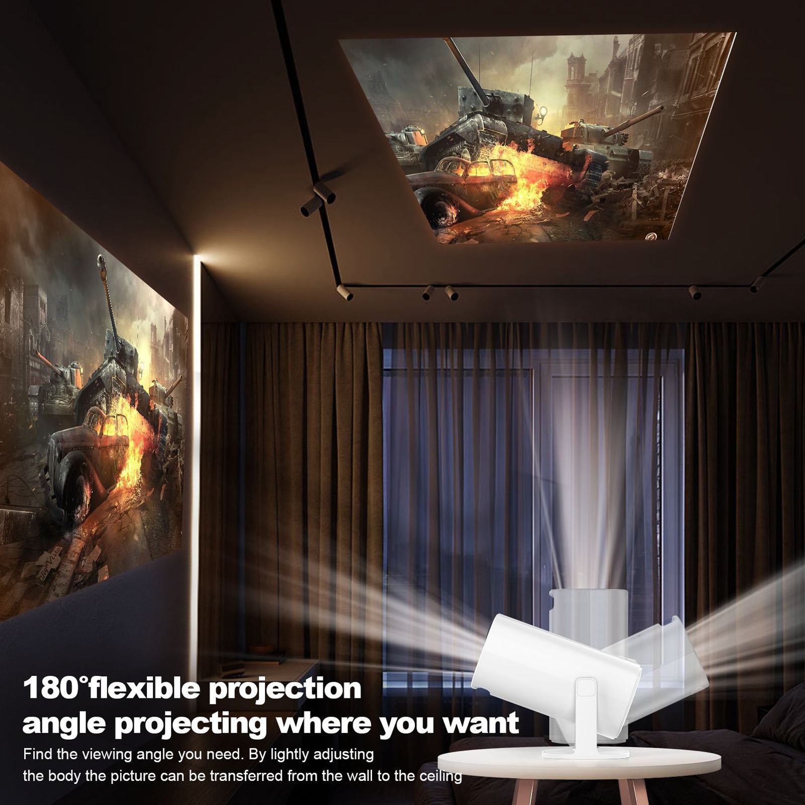 Proyector LED P30 1080P FHD 4K - Home Cinema Mini reseña y precio