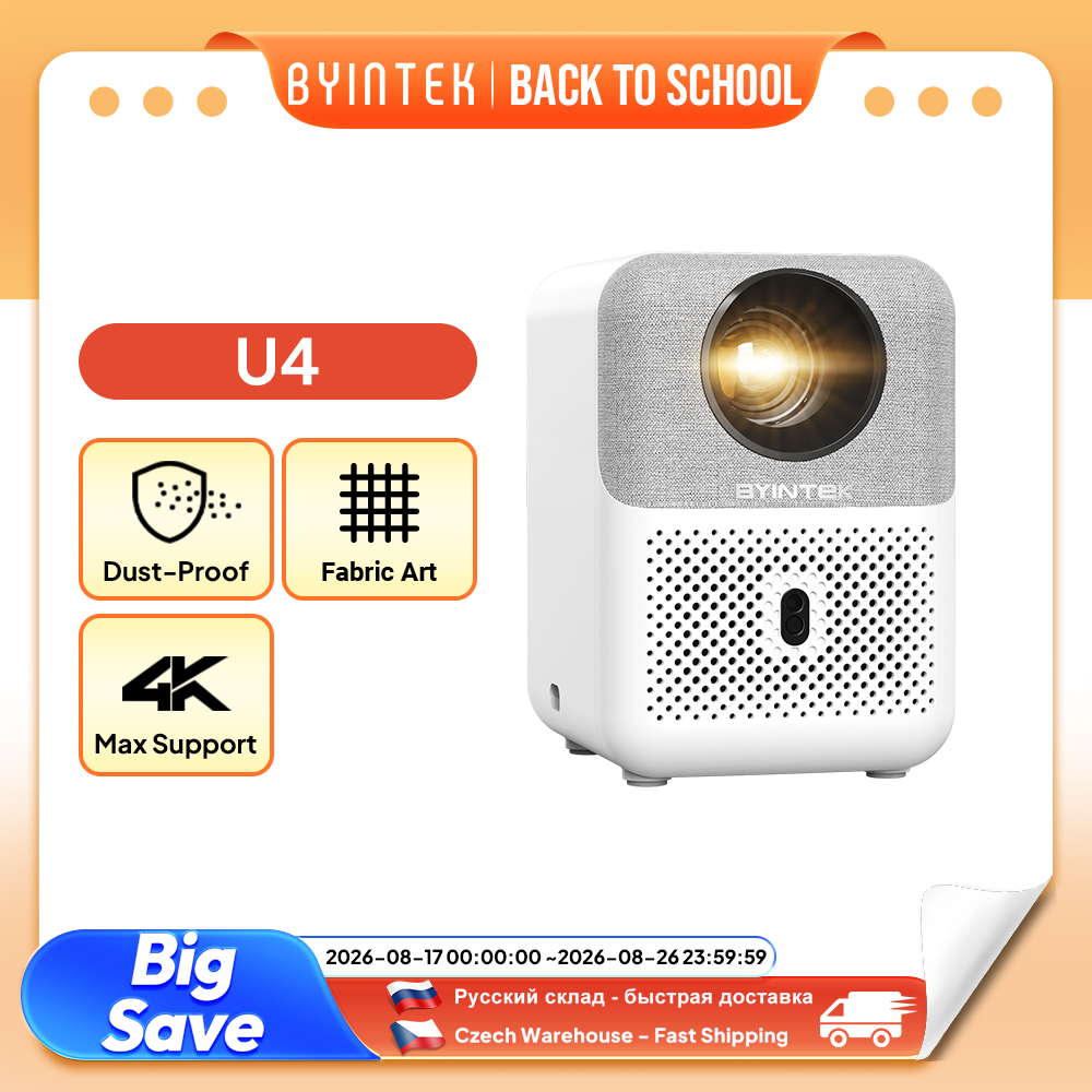 Mini Proyector BYINTEK Full HD - Home Cinema Mini reseña y precio