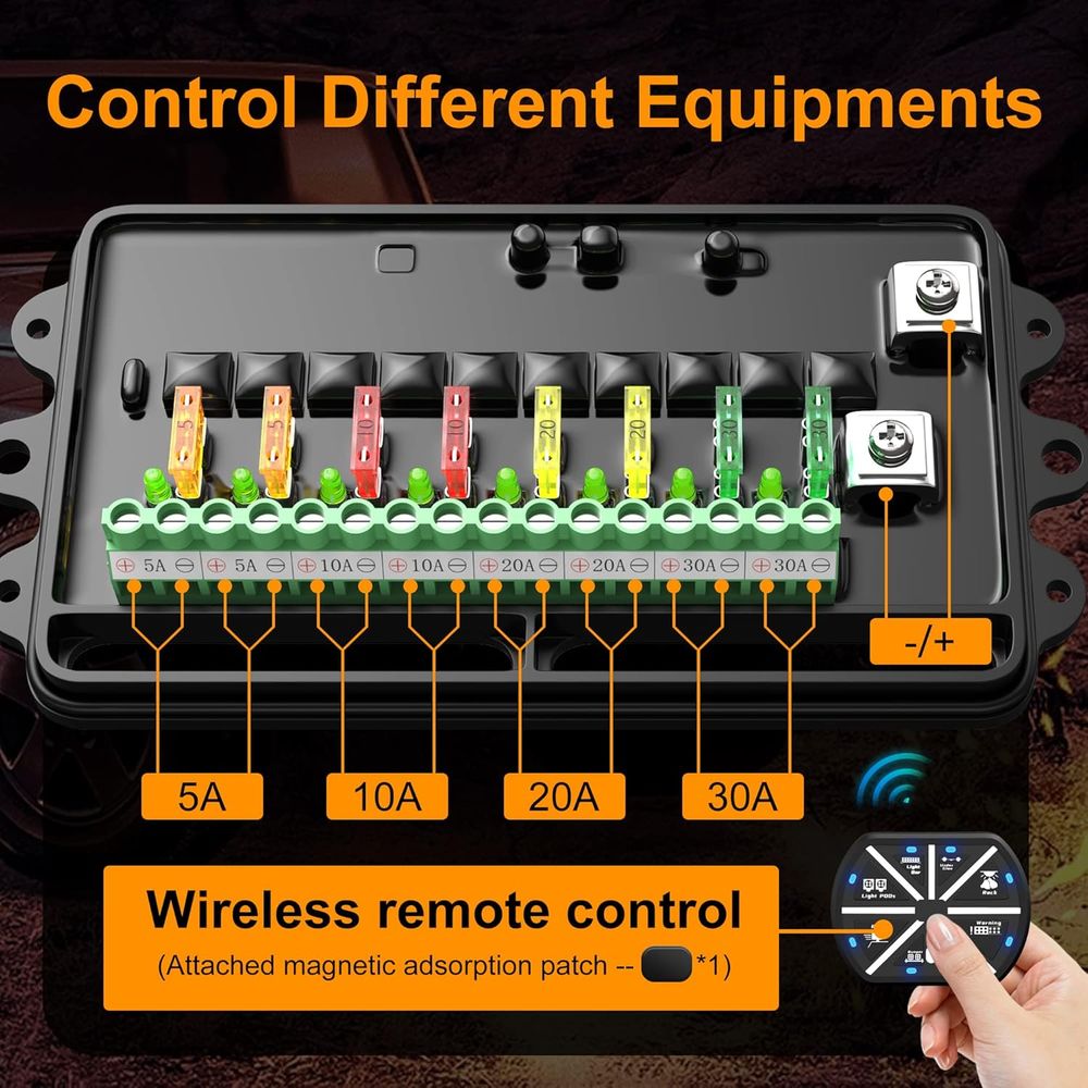 Panel de Interruptores de 8 Ca - Universal Remote Control reseña y precio