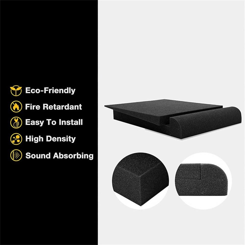 Almohadillas aislantes de espu - Acoustic Foam Panel reseña y precio