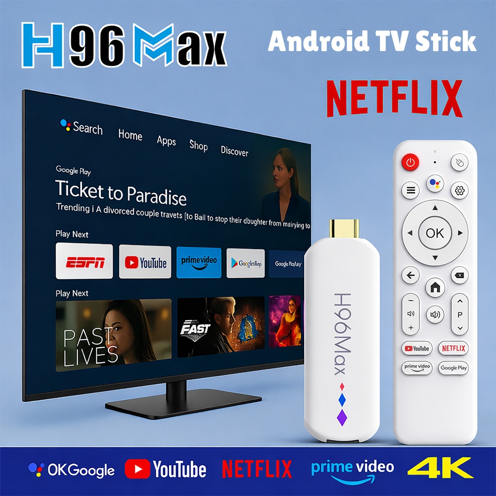 H96 Max TV Dongle Amlogic S905 - Home Cinema Media Player reseña y precio