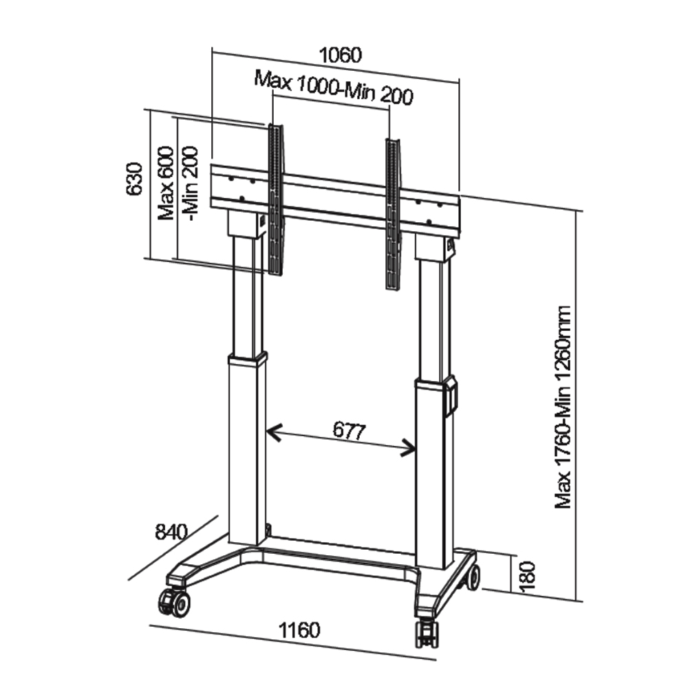 Soporte de TV Motorizado con C - Universal Remote Control reseña y precio