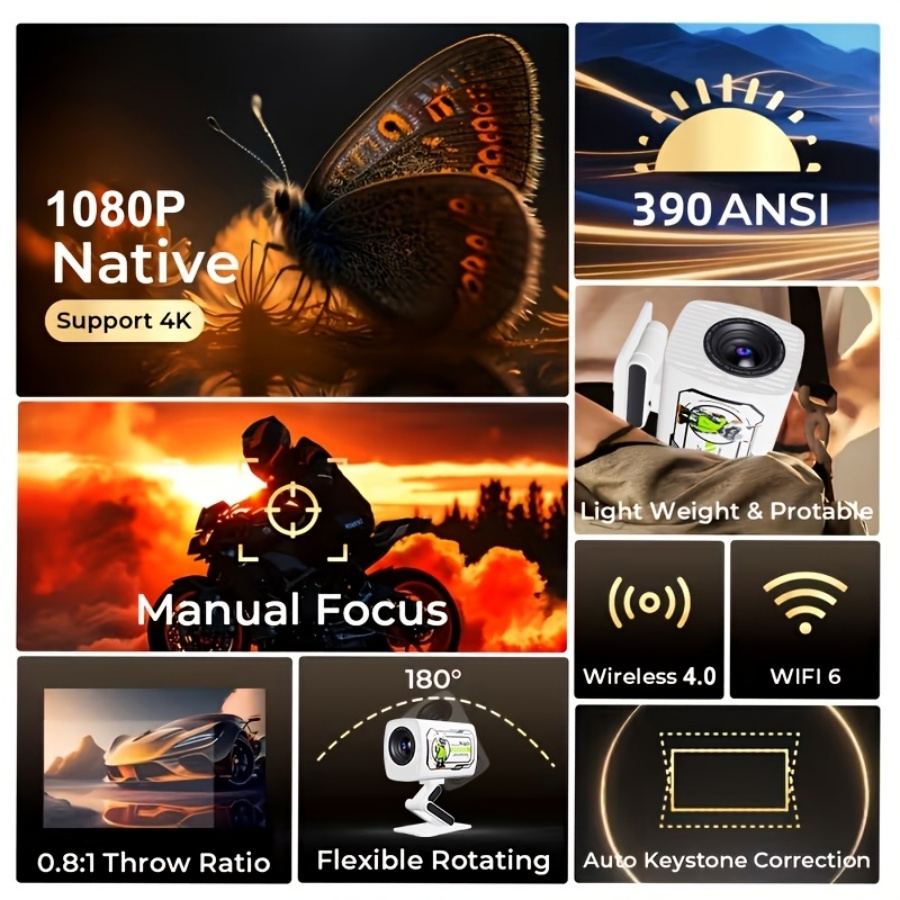 Nuevo Proyector Portátil Mini  - Home Cinema Mini reseña y precio