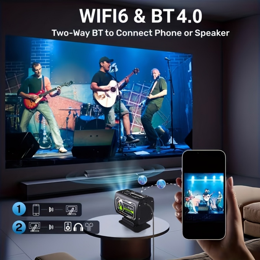 Nuevo Proyector Portátil Mini  - Home Cinema Mini reseña y precio