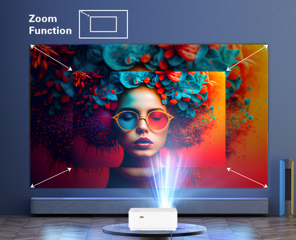 WZATCO-Proyector LED D5A para  - Home Cinema Mini reseña y precio